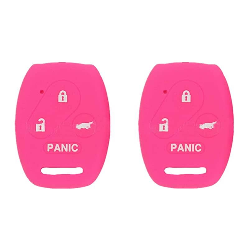 Silicone Key Fob Cover Fit for Honda Accord Accord Crosstour CR-V Civic Element Pilot OUCG8D-380H-A N5F-S0084A N5F-A05TAA