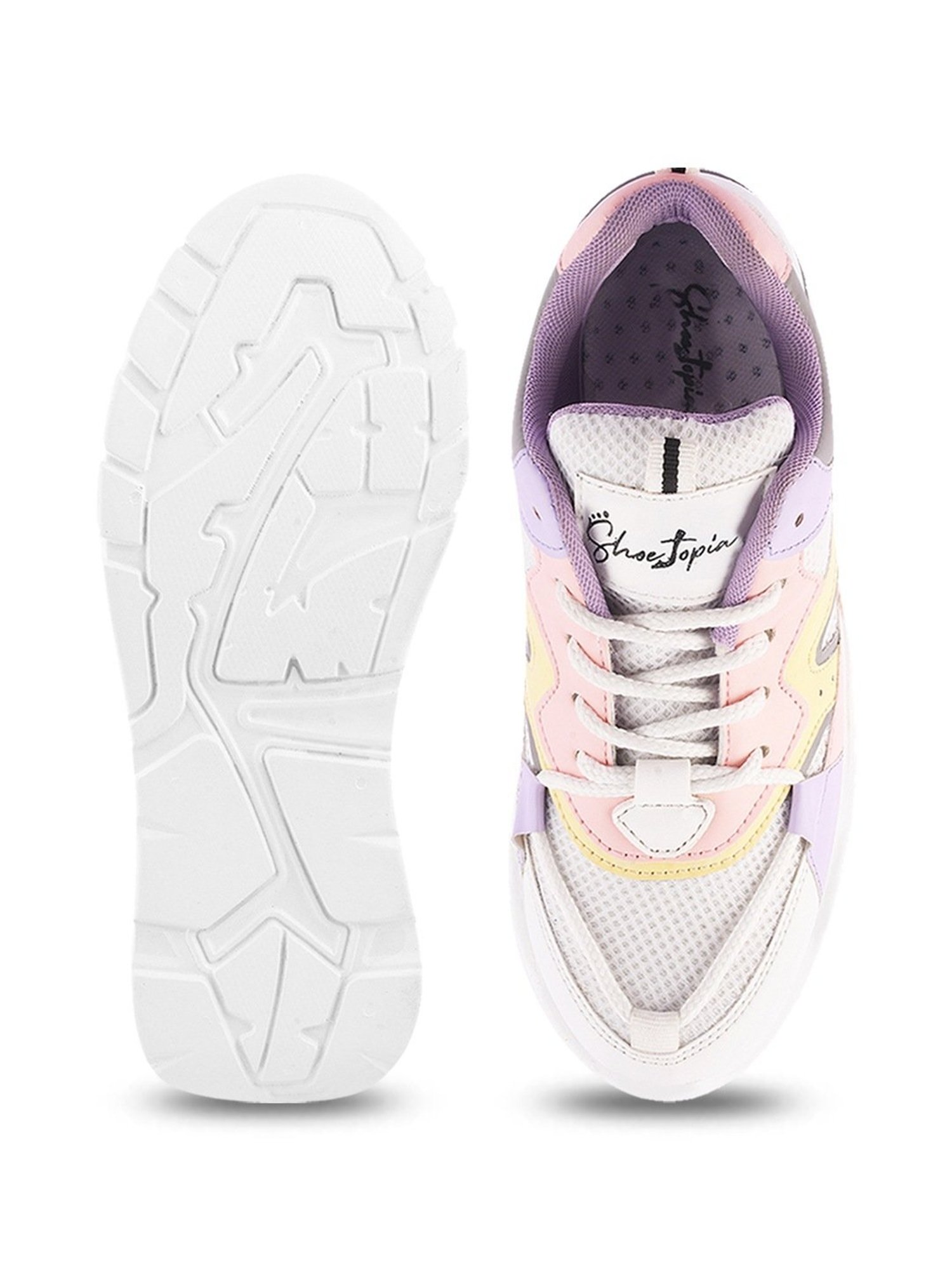 Shoetopia Women's White Sneakers