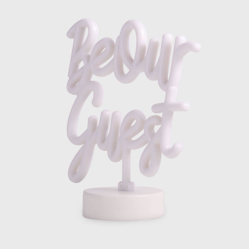 Disney Princess X POPSUGAR Belle Be Our Guest Neon Desktop Lamp (Includes LED Light Bulb)