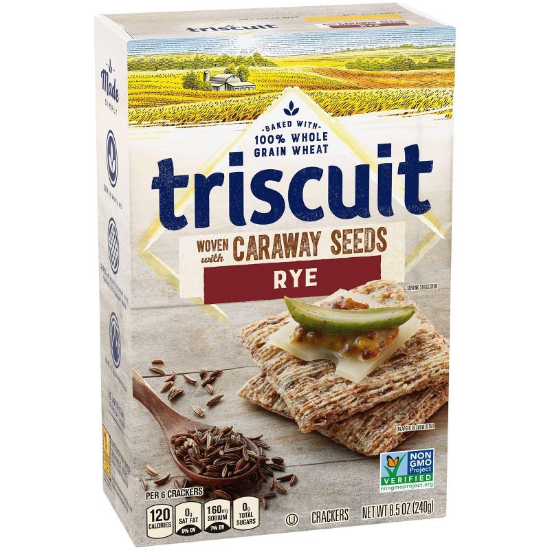 Triscuit Rye With Caraway Seeds Crackers - 9oz