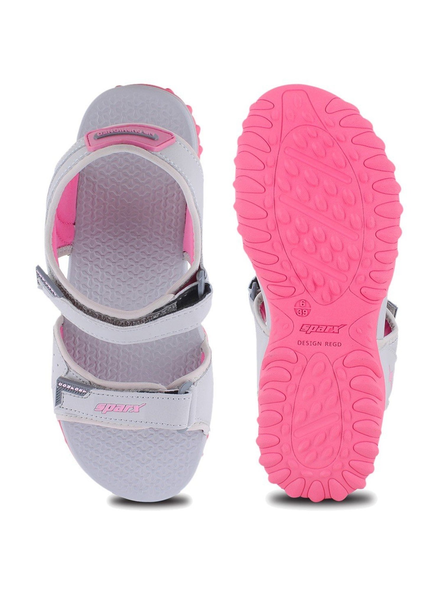 Sparx Women's Grey Floater Sandals