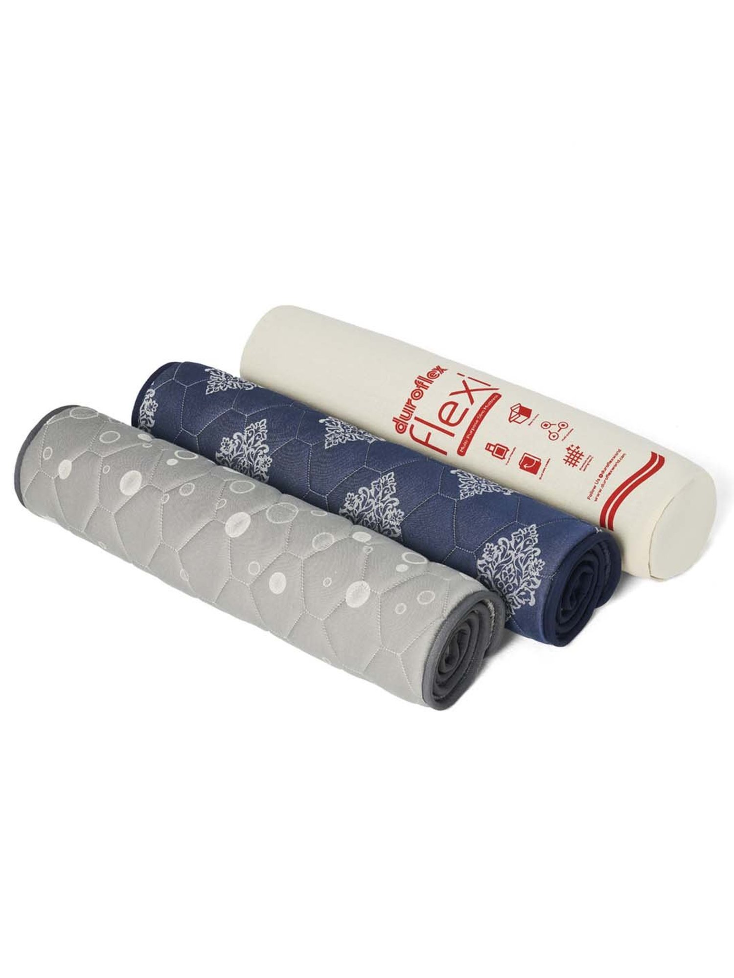 Duroflex Flexi Travel Friendly Foam Slim Mattress - Single Size (78 in. L x 30 in. W)