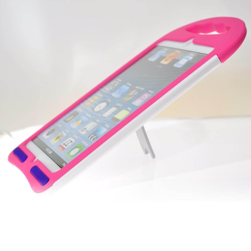 suchAcase Hybrid Series Child Safe Kids Friendly Soft Protective Cover Case for Apple iPad Mini (Pink)