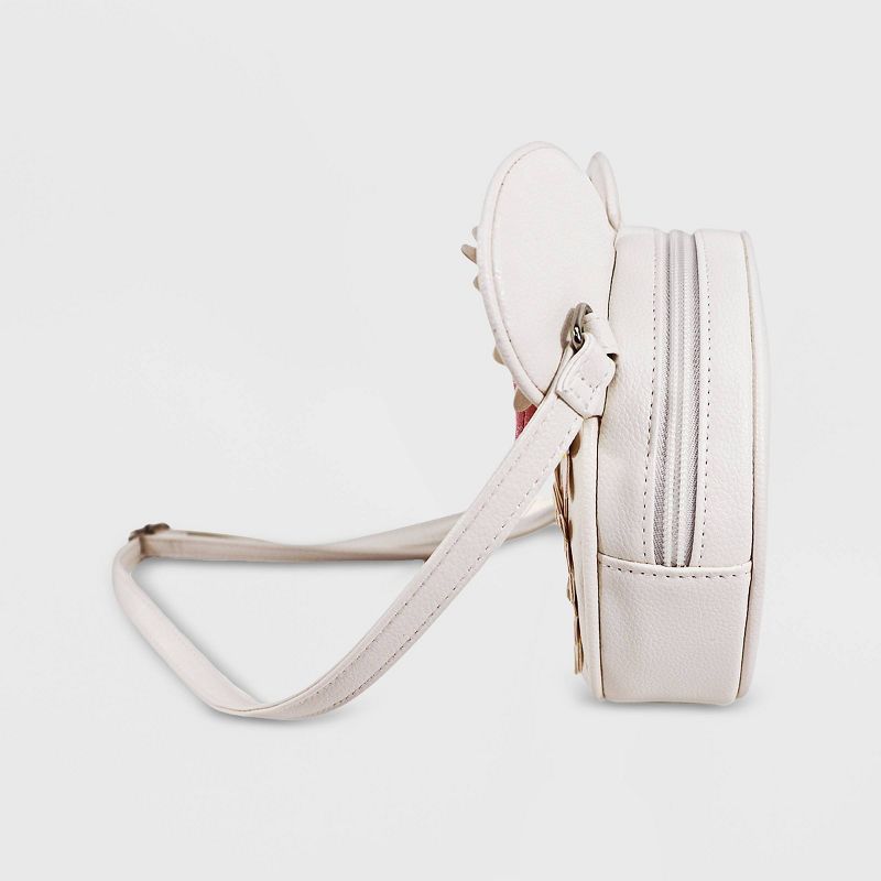 Girls' Disney Minnie Mouse Crossbody Bag - White - Disney Store