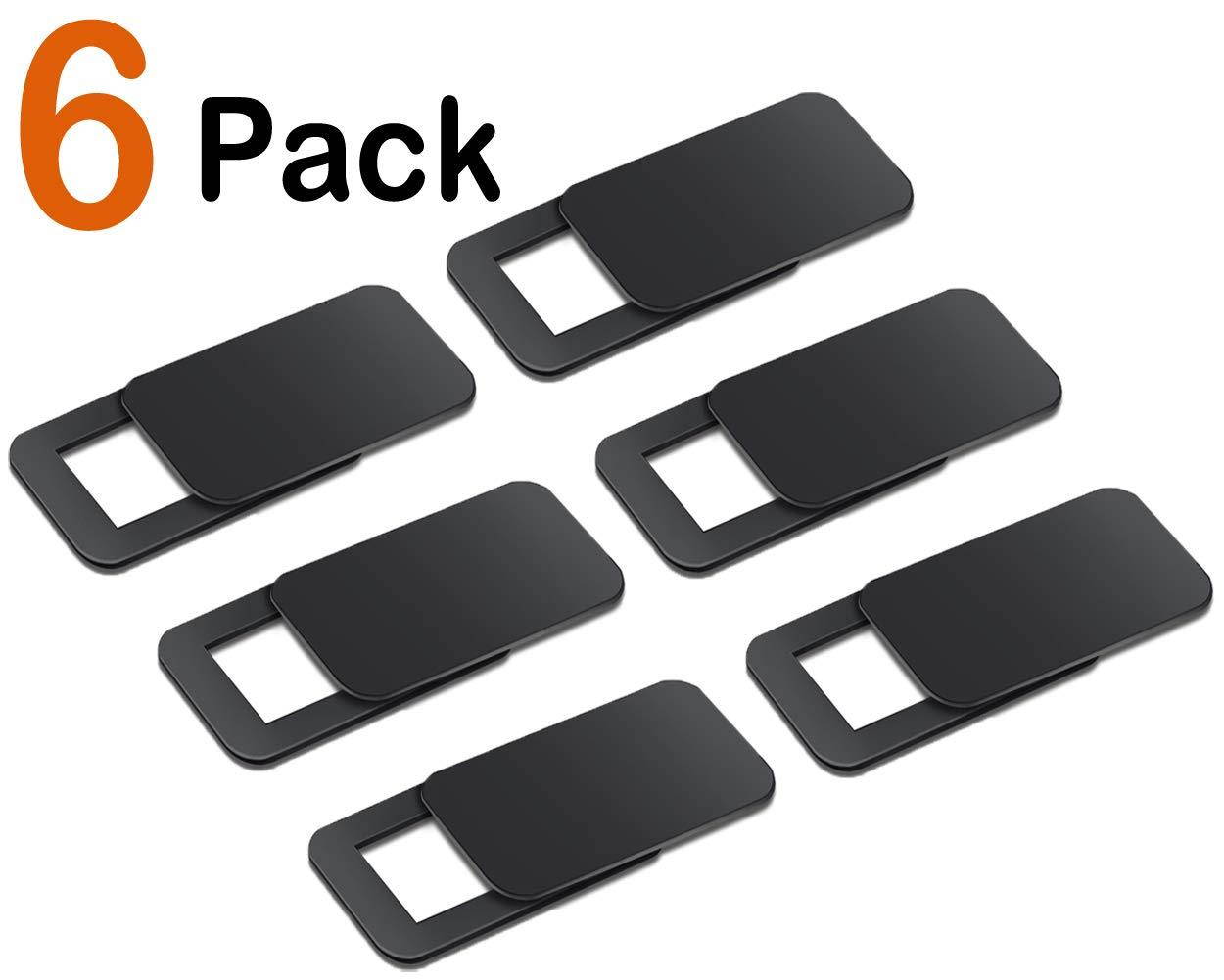 Webcam Cover Slider, Laptop Camera Cover 0.02in Ultra-Thin fits Echo Spot Smartphones Tablets Macbooks Computers Desktops with Strong Adhensive, Protecting Privacy and Securtiy