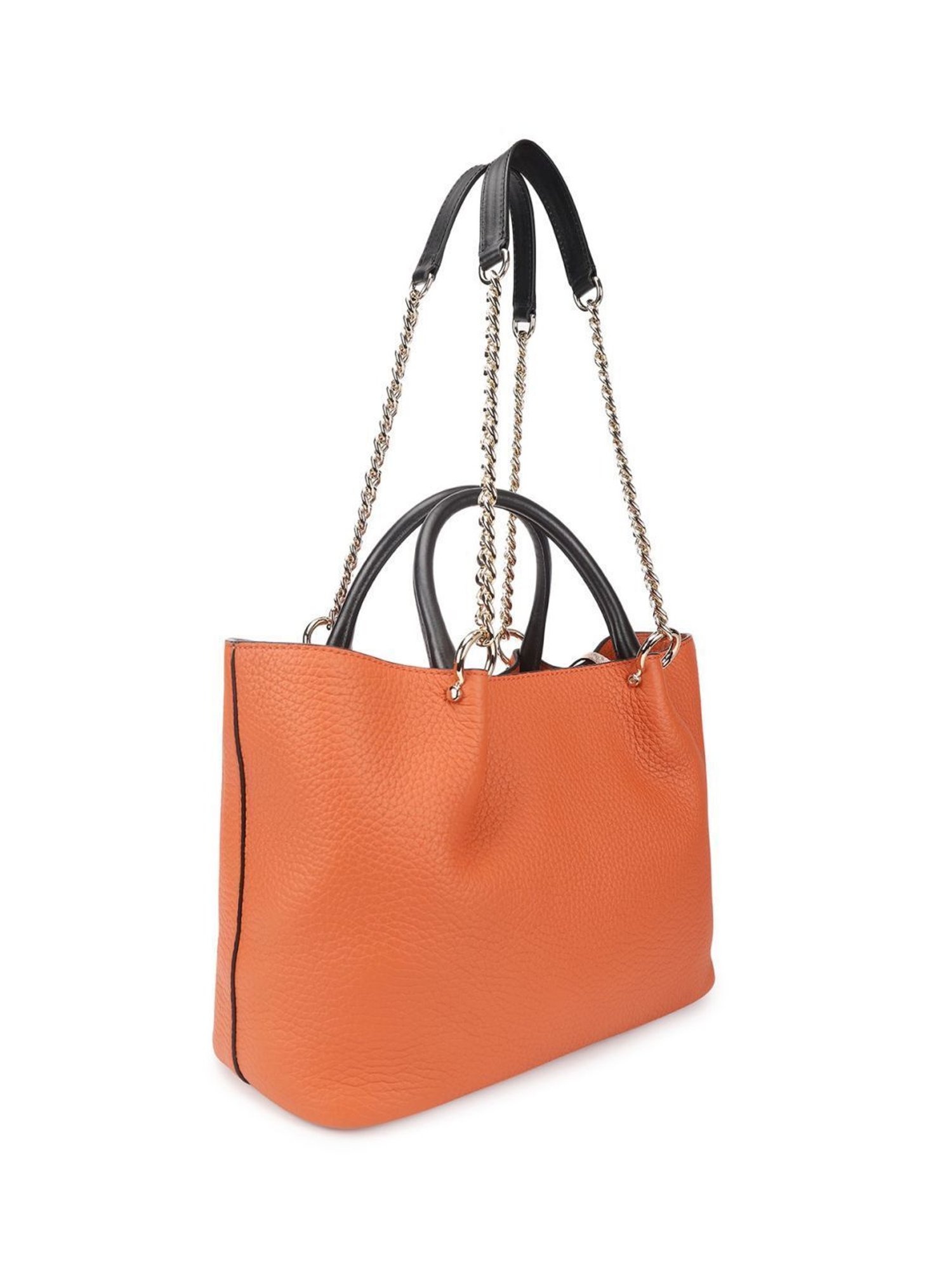 Pollini Orange Large Tote