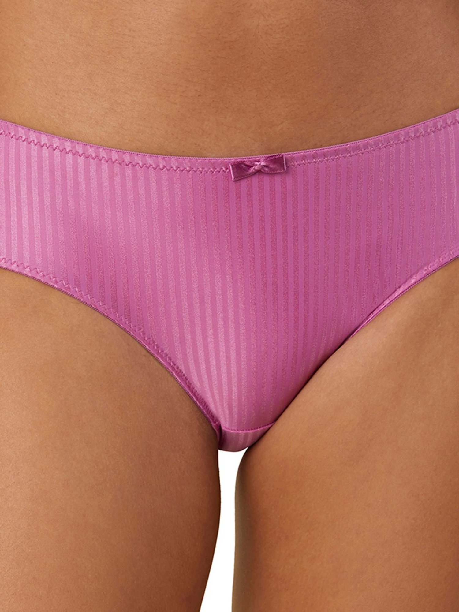 Triumph Purple Striped Hipster Panty