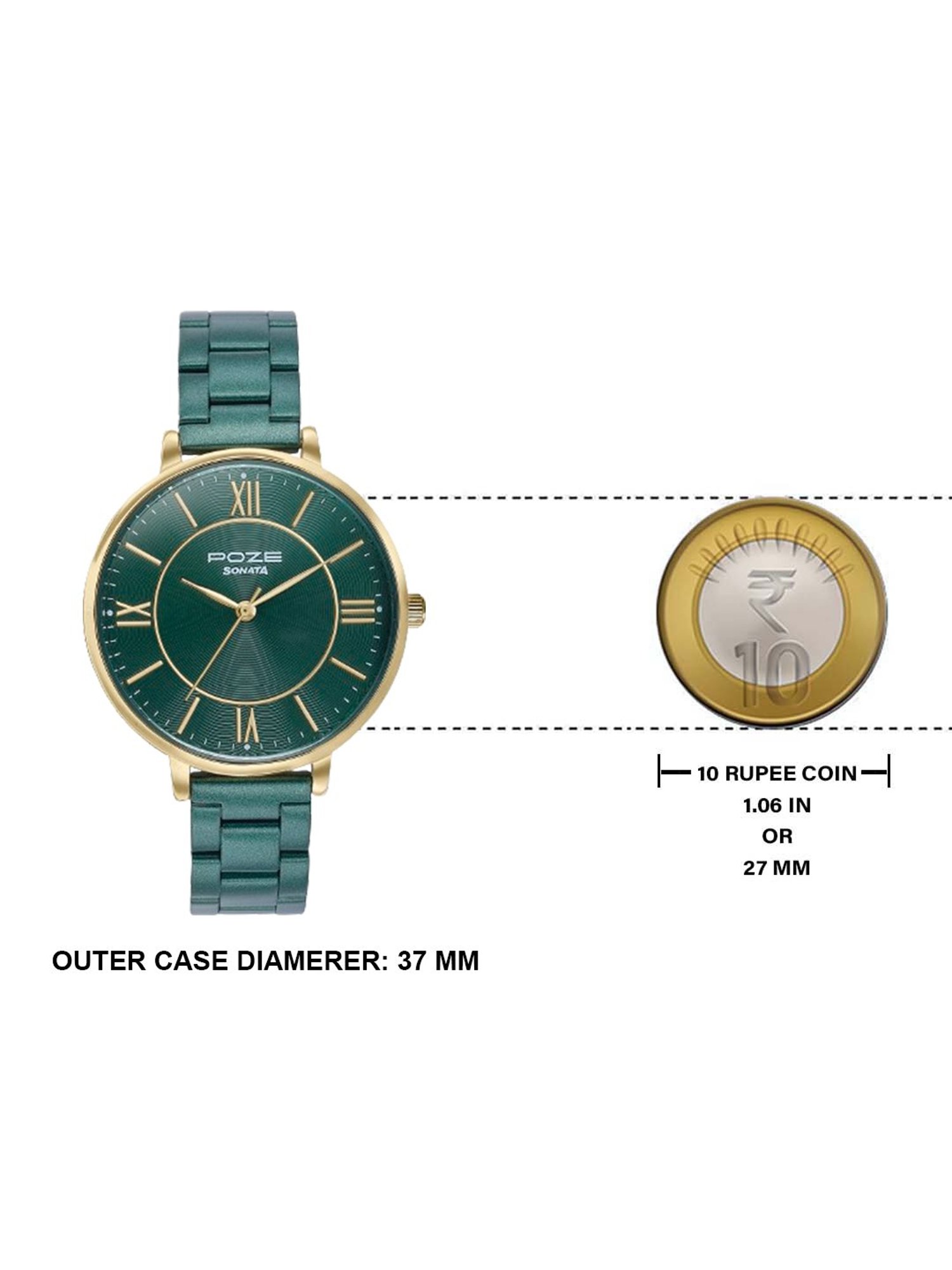 Sonata Poze 3.0 SP80080KM02WF Analog Watch for Women