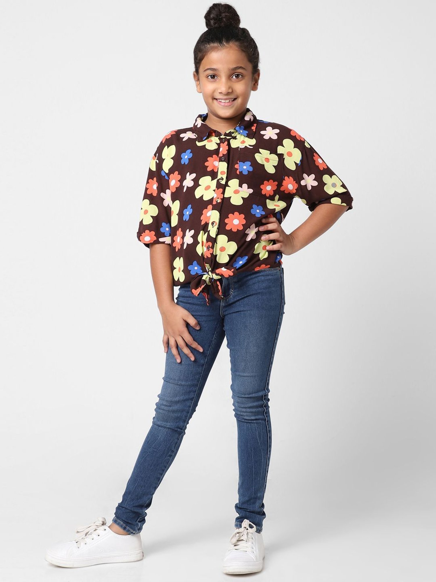KIDS ONLY Multicolor Floral Print Shirt