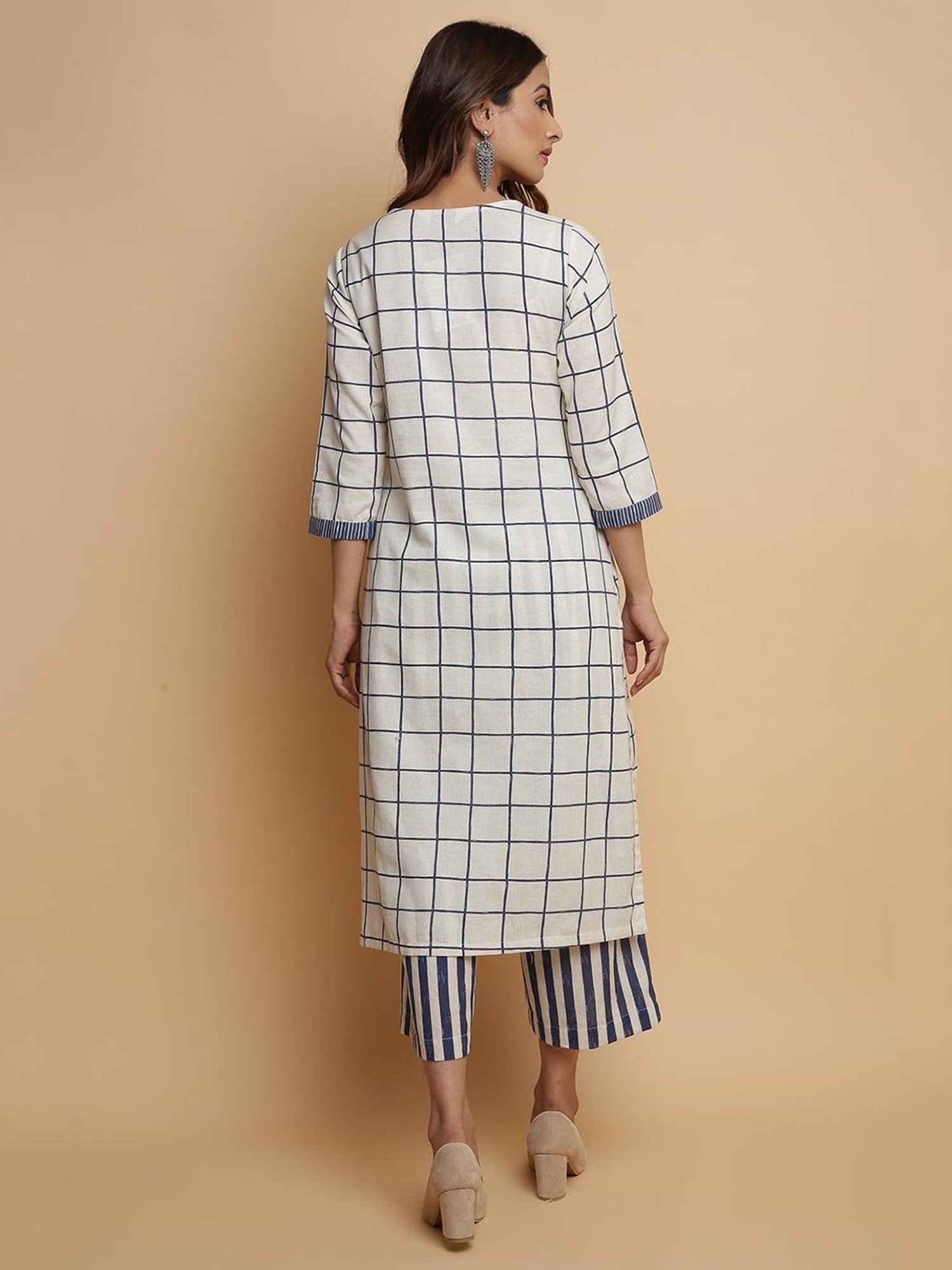 URBAN MYSTIC Black Rayon Embroidered Kurta & Sharara Set