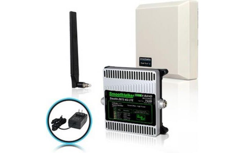 Smoothtalker Stealth Z6 72dB 4G LTE High Power 6 Band Cellular Signal Booster Kit - 850 MHz, 1700 MHz, 1900 MHz, 2100 MHz - LTE - 4G