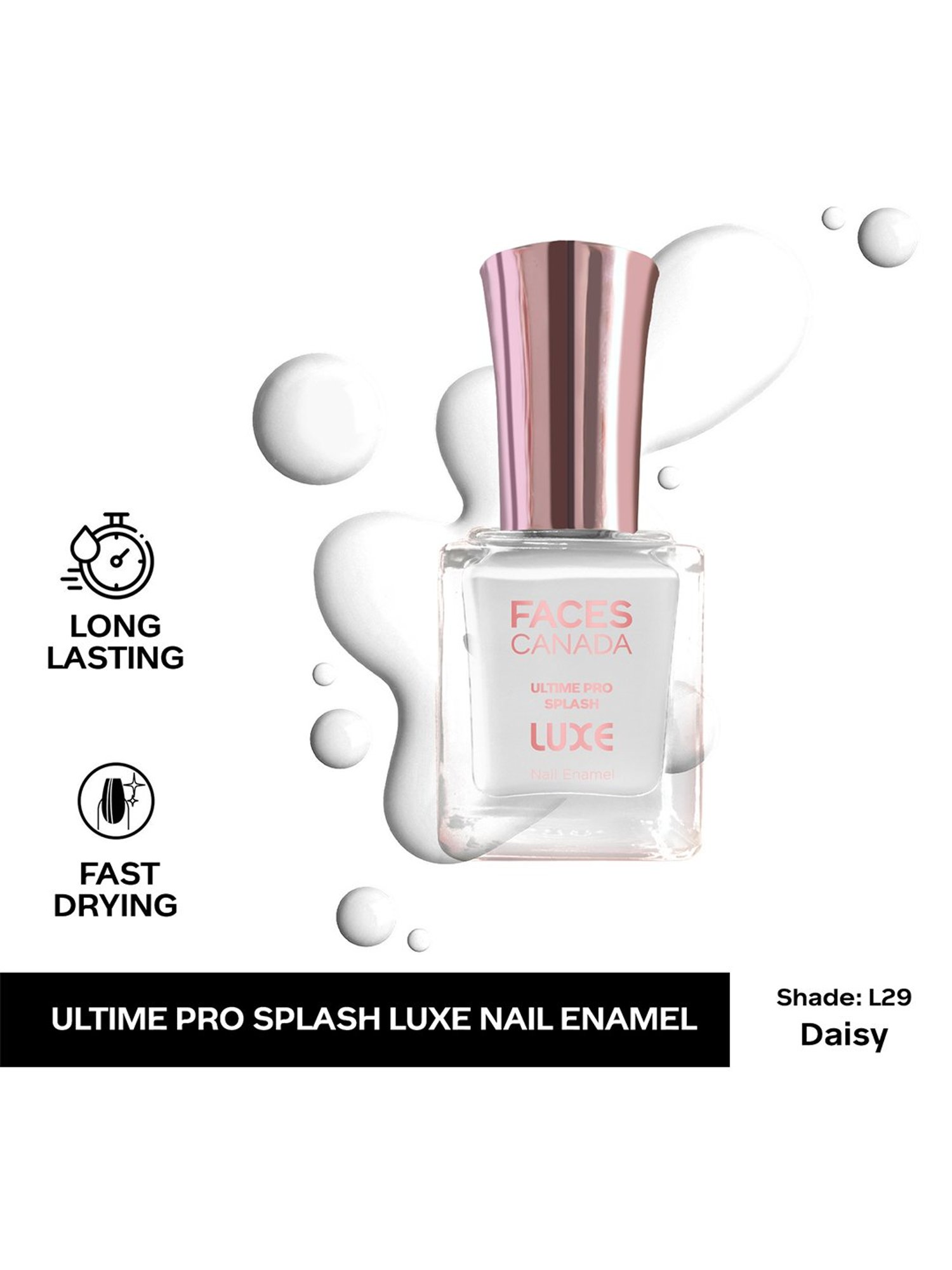 FACES CANADA Ultime Pro Splash Luxe Nail Enamel Daisy L29 - 12 ml
