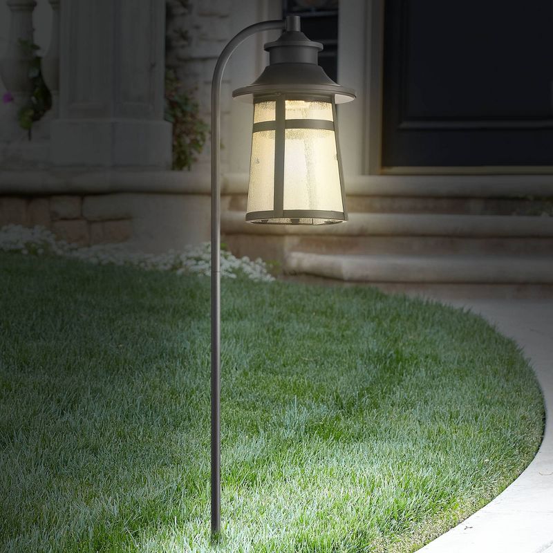 John Timberland Clement Black 6-Piece LED Landscape Path Light Set