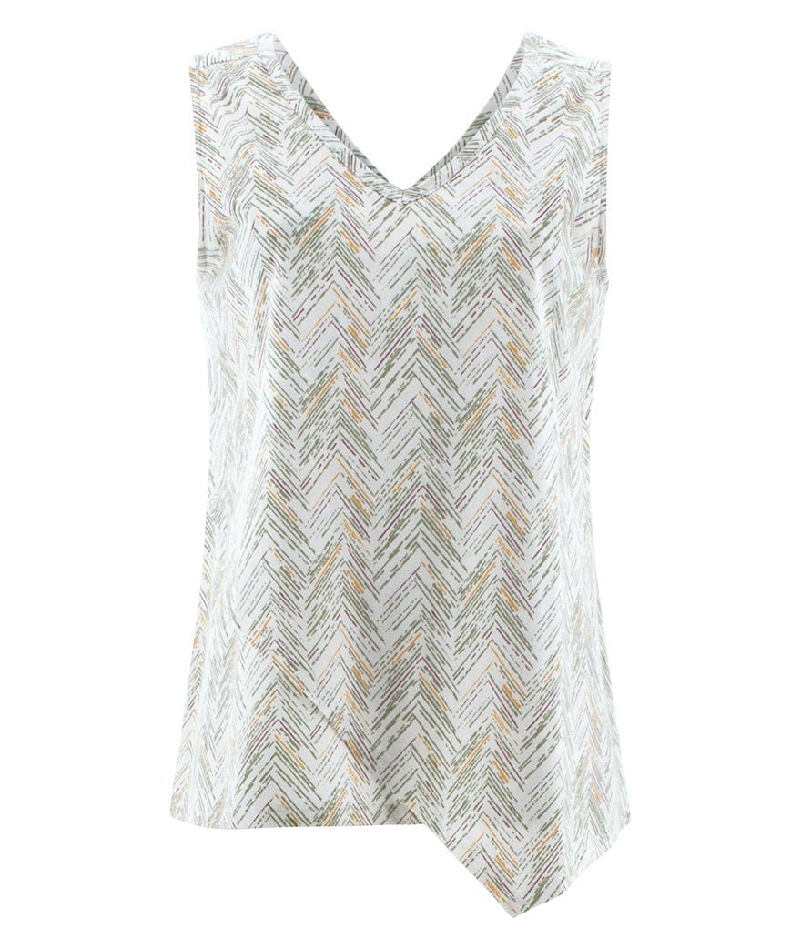Aventura Alba Organic Cotton Blend Sleeveless V-Neck Tank