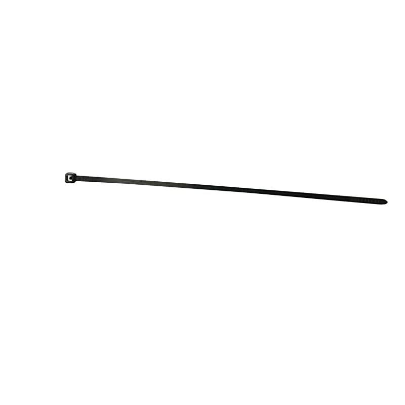 BCT8S Cable Tie 8-Inch 18-Pounds Thin, Black (100-Pack)