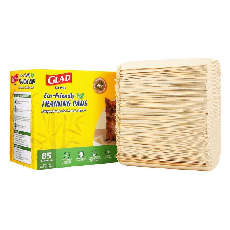 Glad Earth Friendly Bamboo Dog Training Pads - 85ct