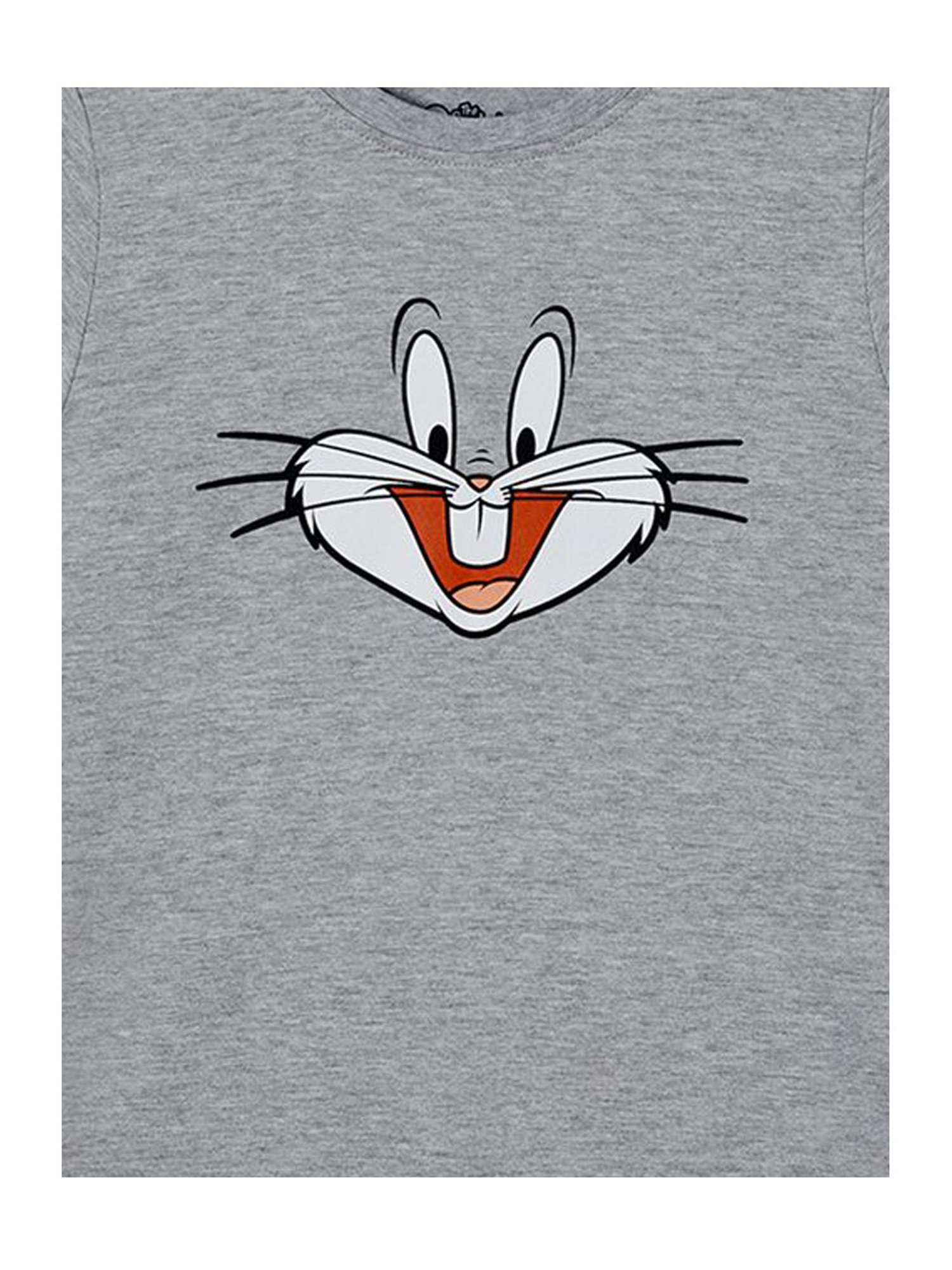 The Souled Store Kids Grey Cotton Printed T-Shirt