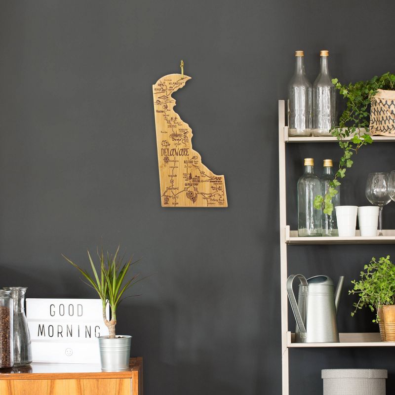 Totally Bamboo Destination Delaware Serving and Cutting Board