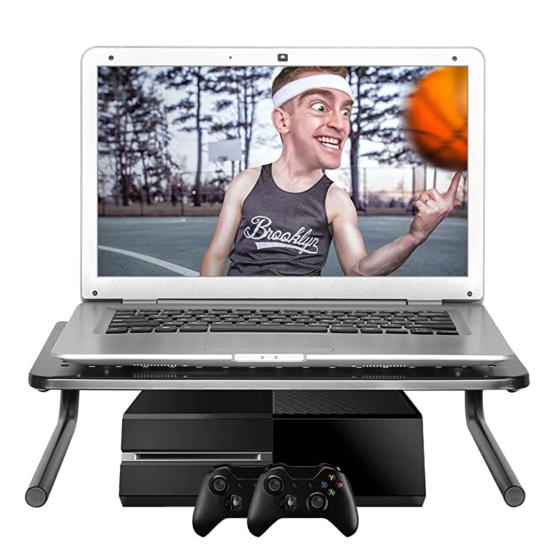 Stand Riser with Vented Metal for Computer Laptop Desk Printer with 145 Platform 4 Inch Height