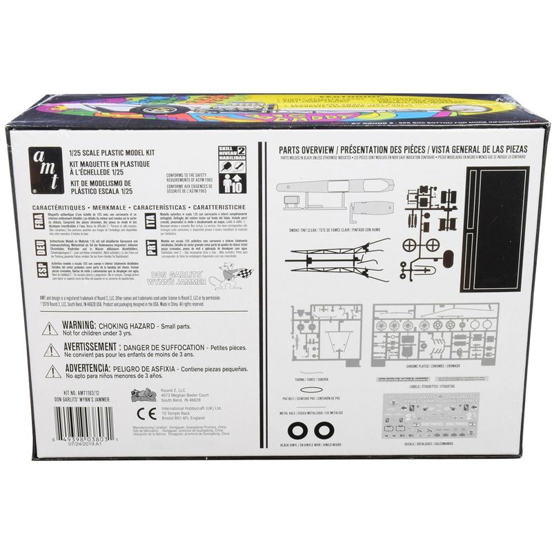 Skill 2 Model Kit Don Garlits Wynn's Jammer Dragster with Display Stand 1/25 Scale Model by AMT
