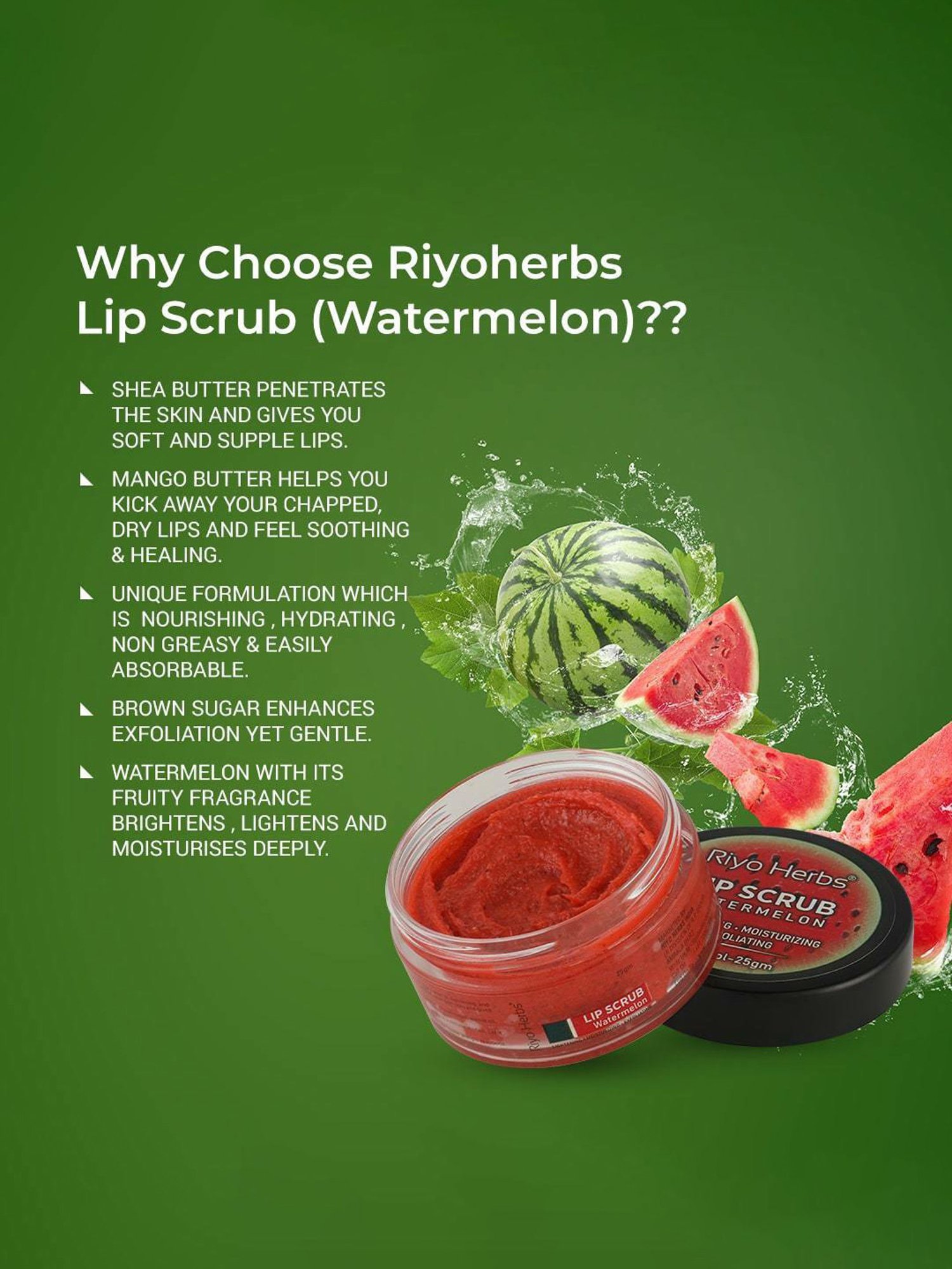 ENN Sugar Rush Nourishing Lip Scrub with Pomegranate & Vitamin E - 6 gm