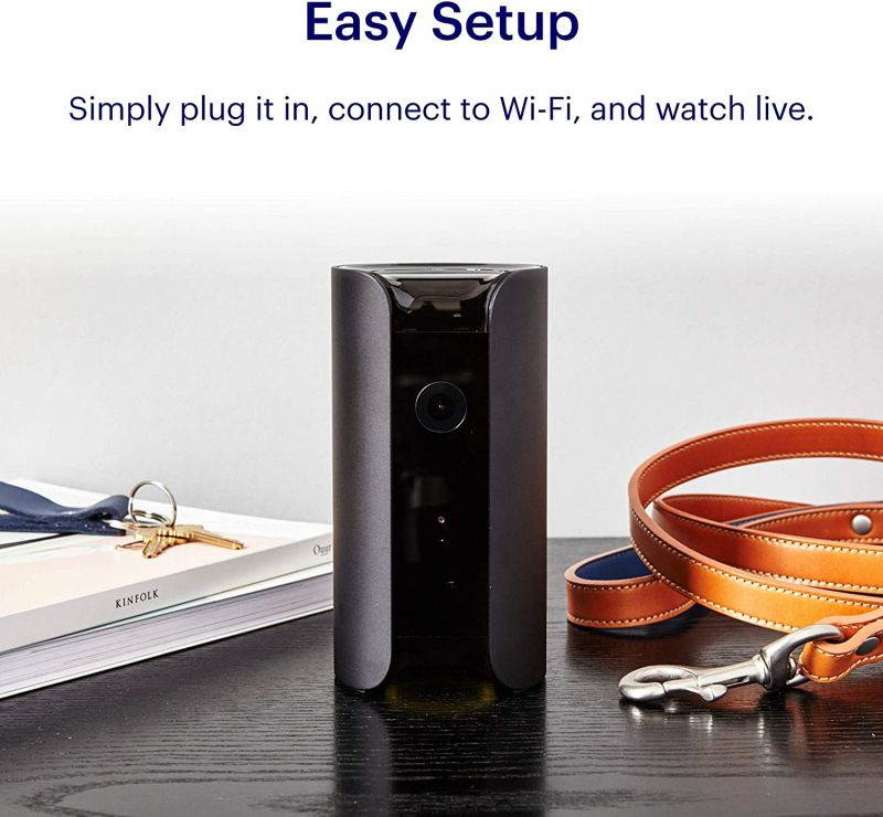 Canary View Indoor Home Security Camera with Premium Service (1 YR FREE Incl.) | 1080p HD, 2-Way Talk, 30-Day Video History, Person Detection, One-tap to Police, Alexa, Google, Baby Monitor, WiFi IP