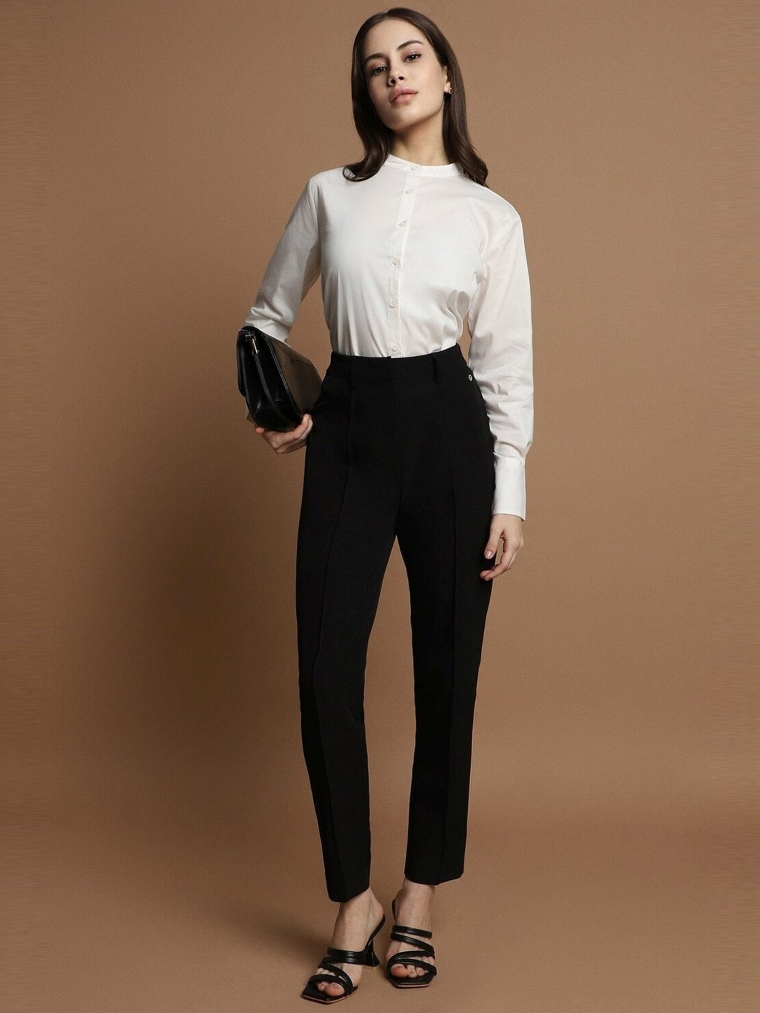 Allen Solly White Regular Fit Formal Shirt