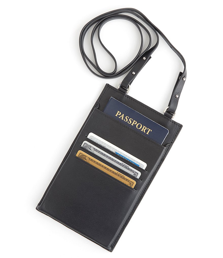 ROYCE New York Neck Wallet Travel Organizer Pouch