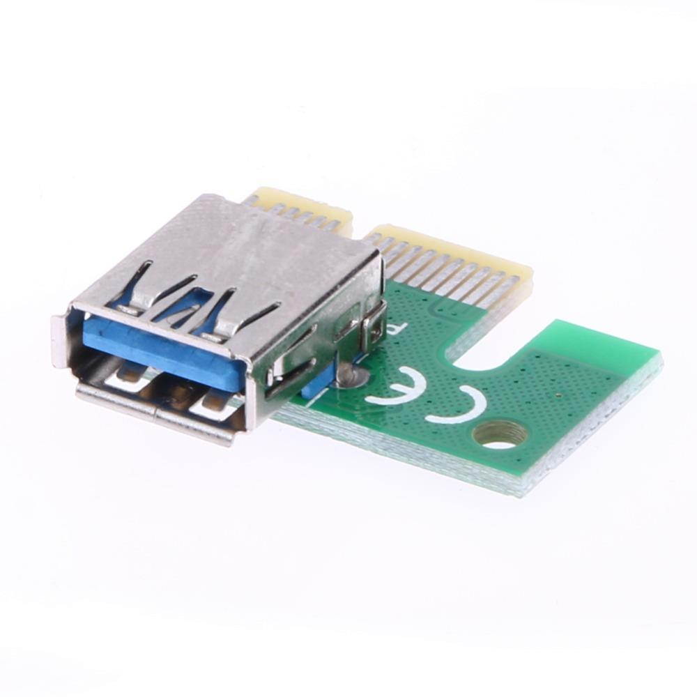 30CM USB 3.0 PCI-E Express 1x to 16x Extender Riser Card Adapter SATA 15Pin-4Pin Power Cable
