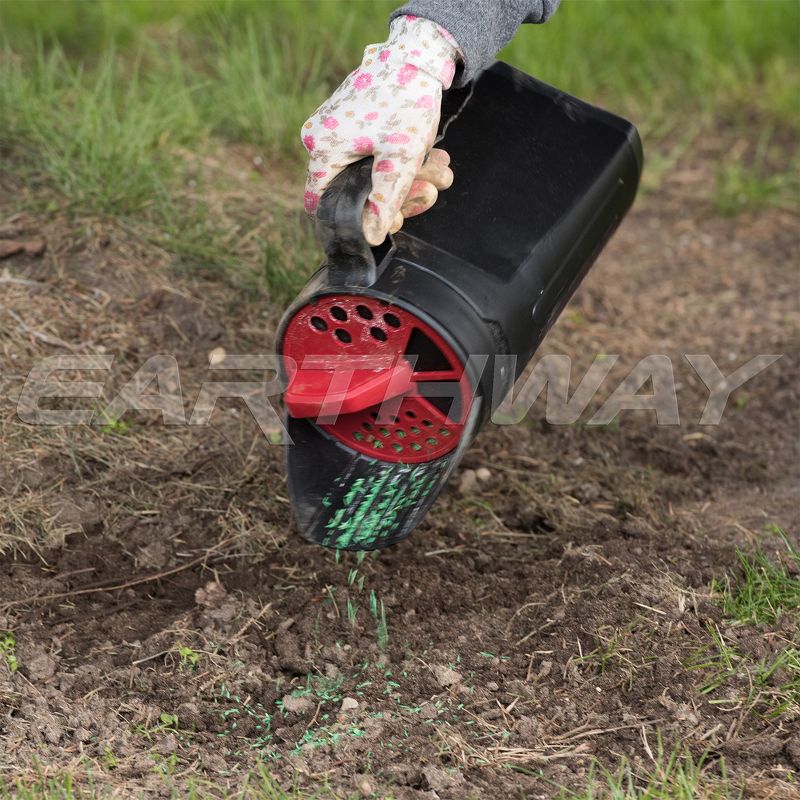 Earthway Handheld Portable Plastic Earthshaker & Professional 36-Inch Handle Snow Shovel with Wide Blade