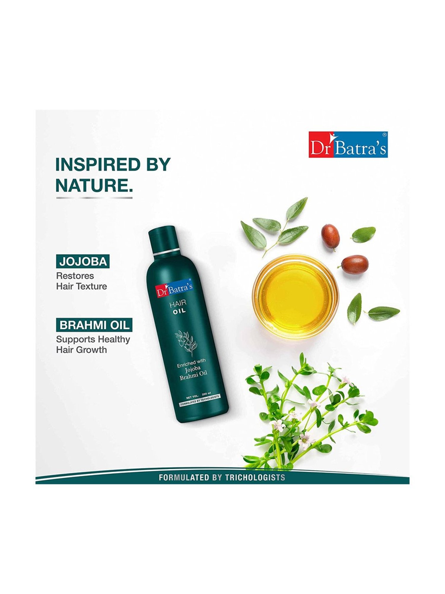 Cosmetofood Skinergy Bhring Amla Oil - 200 ml