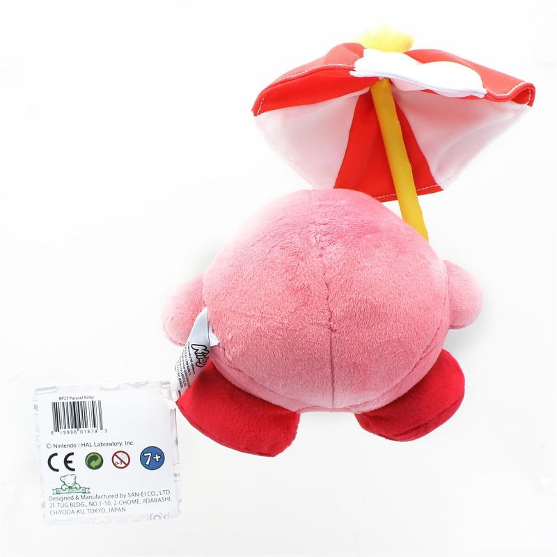 Little Buddy LLC Kirby Nintendo 7 Inch Plush - Parasol Kirby