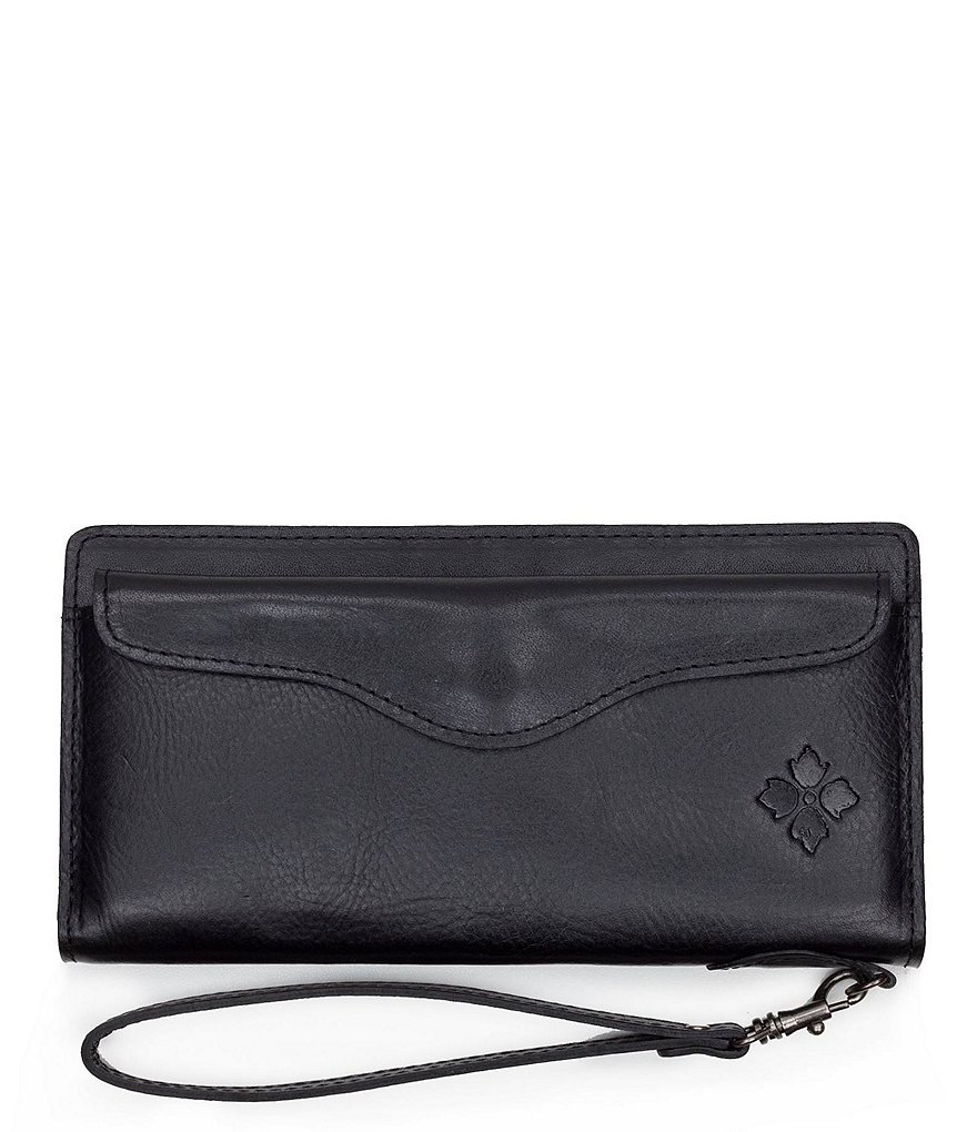 HOBO Link Leather Zip Wristlet