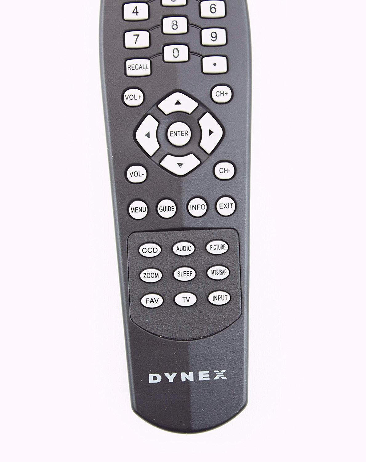 Dynex LCD TV Remote Control Z49.24S06.005 Z4924S06005 Supplied with models: DX-24E150A11 DX-32E150A11