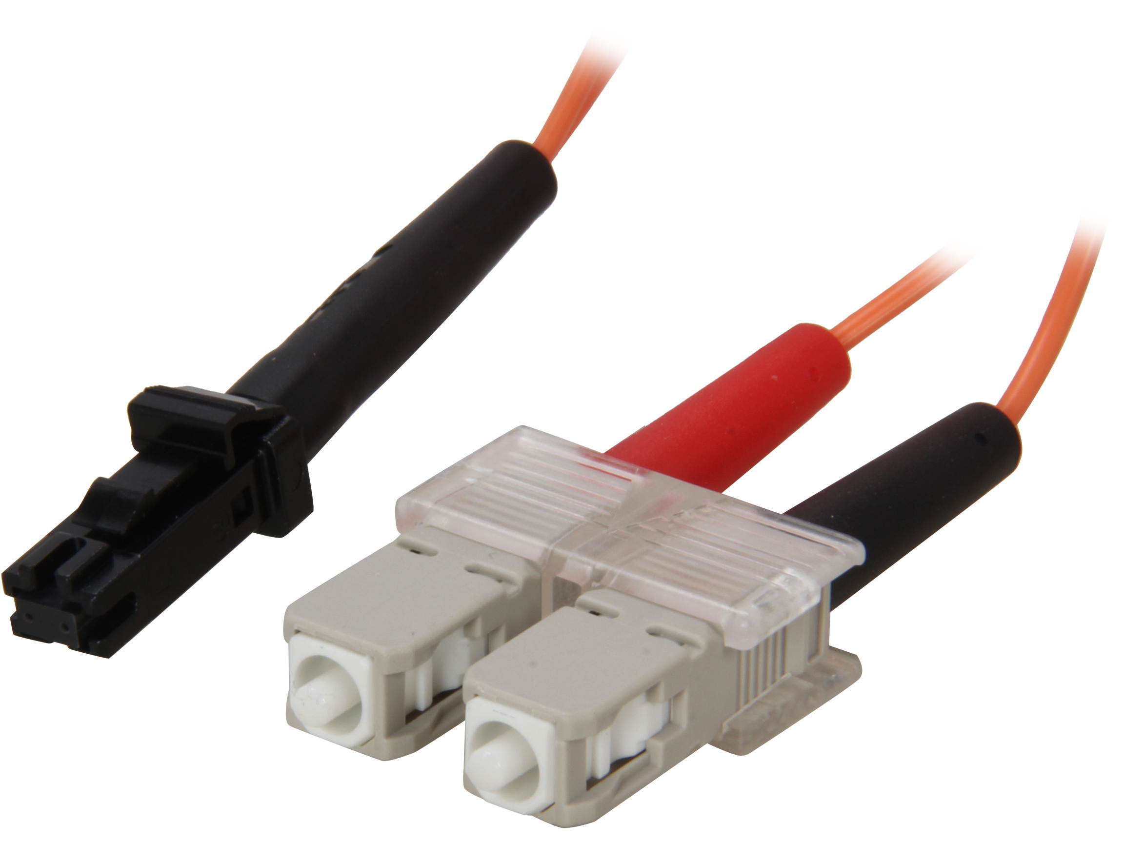 BYTECC MD-MS1 1m MTRJ to SC Duplex (2 Strand) Cable, Multi Mode 62.5/125 Standard Zipcore