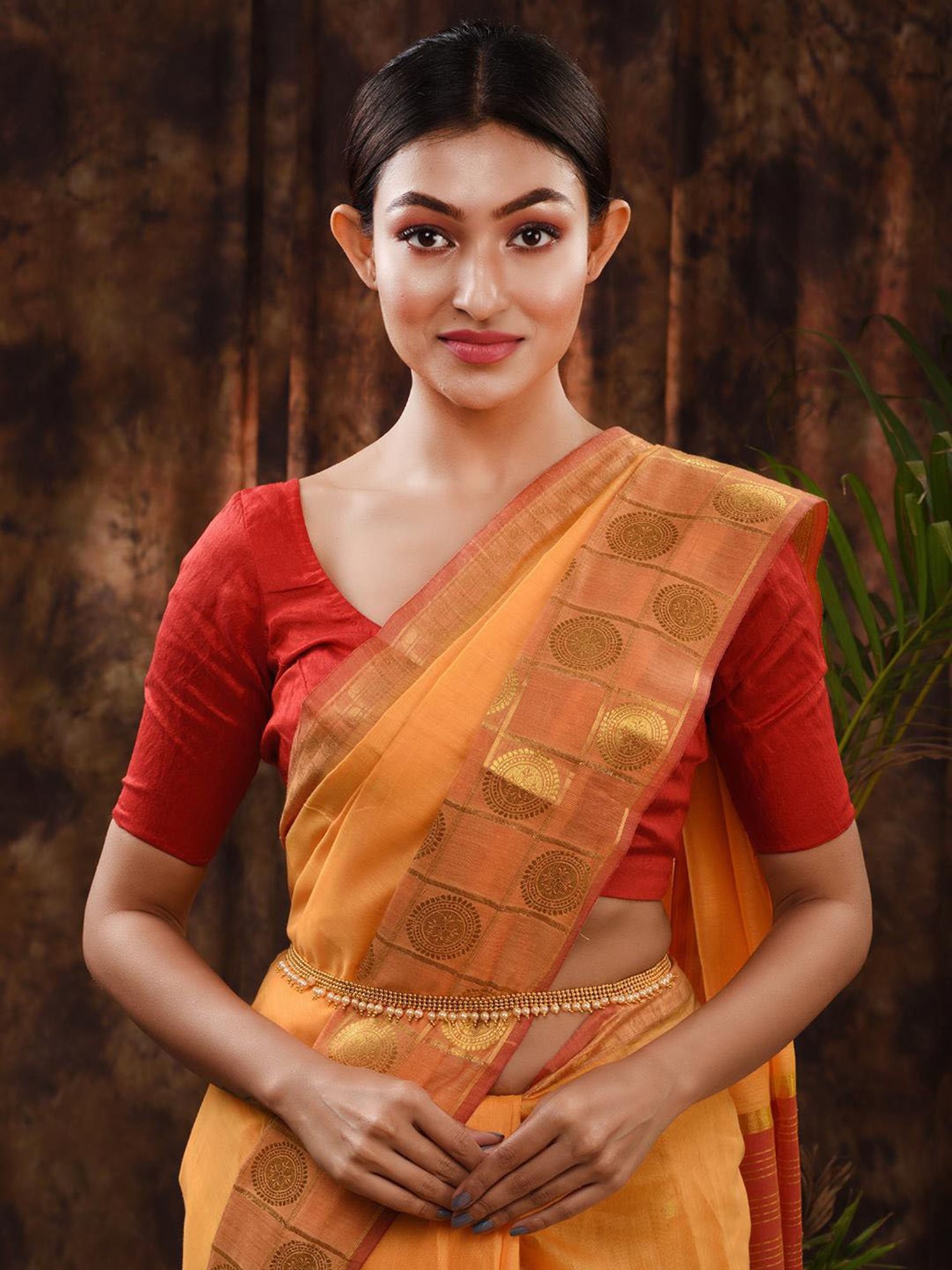 Saraf Rs Jewellery Gold Plated Beaded Kamarbandh