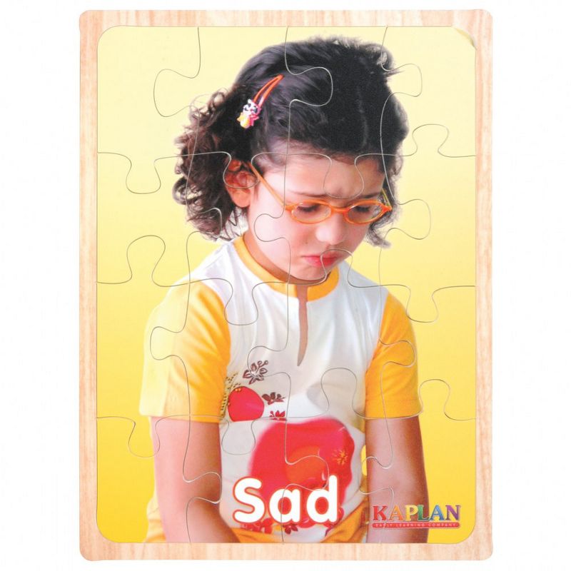 Kaplan Early Learning Photo Real Emotions Puzzles of Children - Set of 8