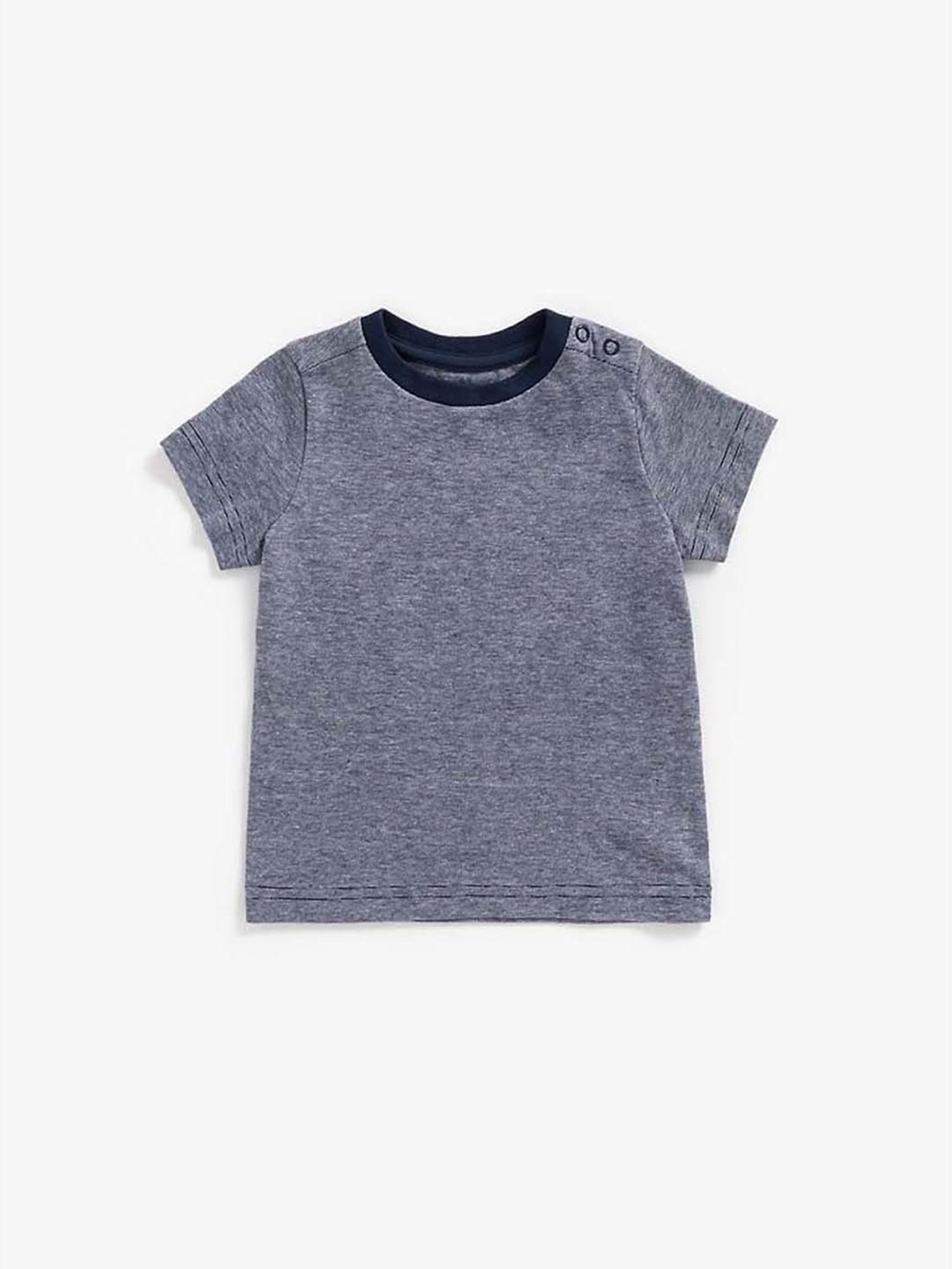 Mothercare Kids Grey & Red Regular Fit T-Shirt (Pack of 2)