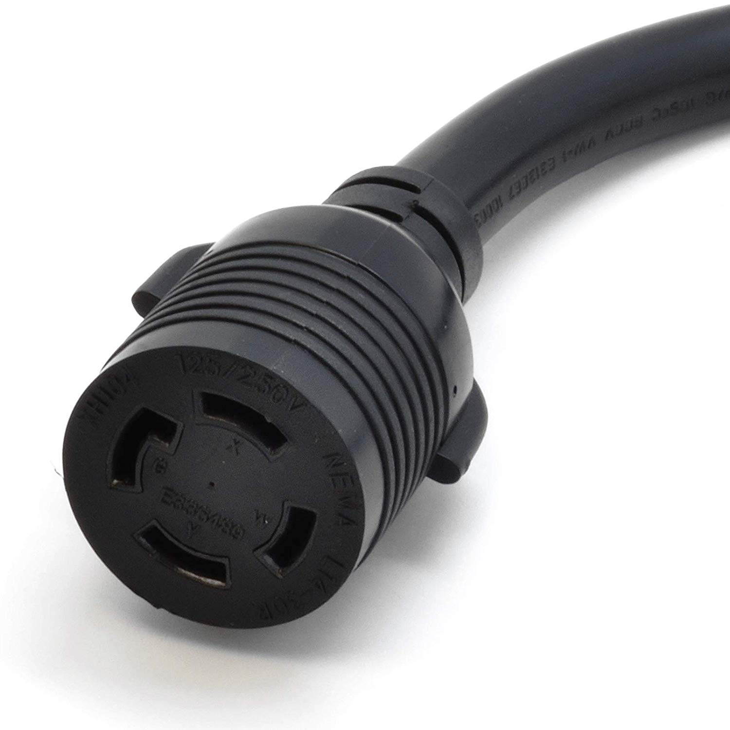 Ceptics NEMA 14-50P RV Plug to L14-30R Extension Power Cord (1.5 Feet)