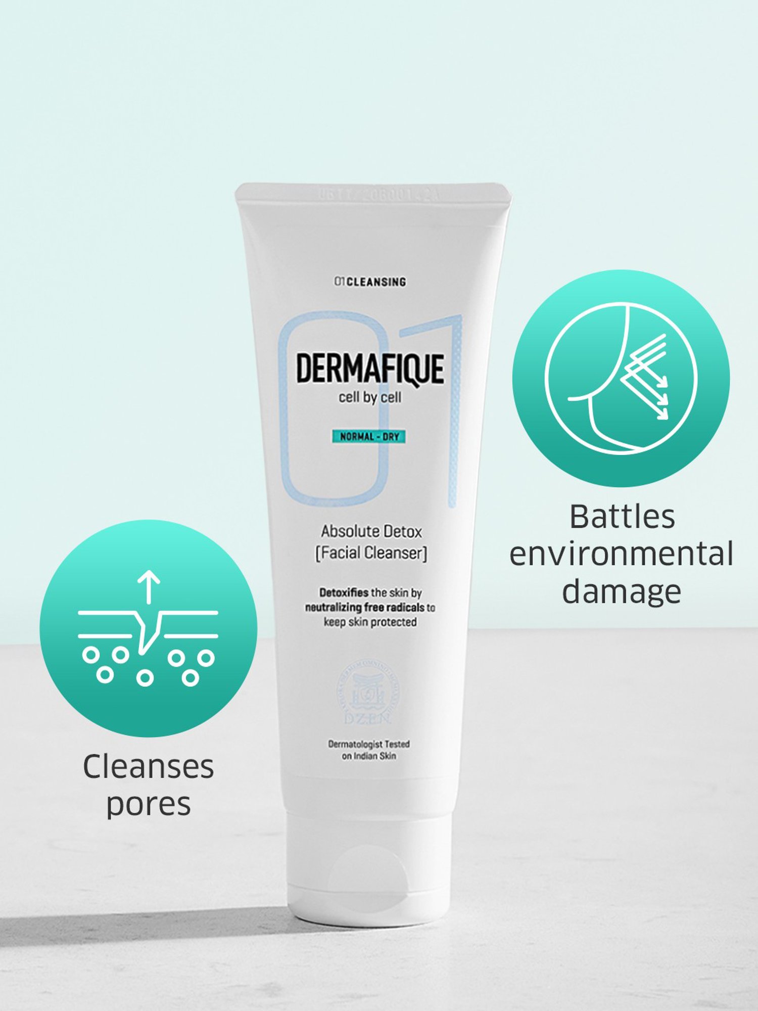 Dermafique Absolute Detox Facial Cleanser - 100 ml