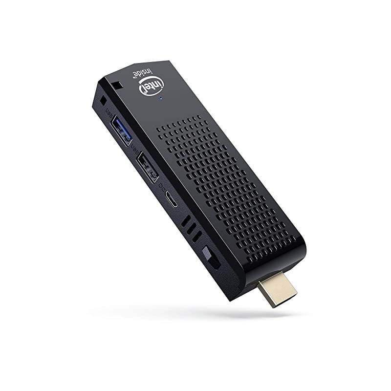 Fanless Mini PC,Intel Atom Z8350 Computer Stick Windows 10 Pro 64 Bit,4GB DDR 64GB eMMC,4k HD,Bluetooth 4.2,Dual Band WiFi AC