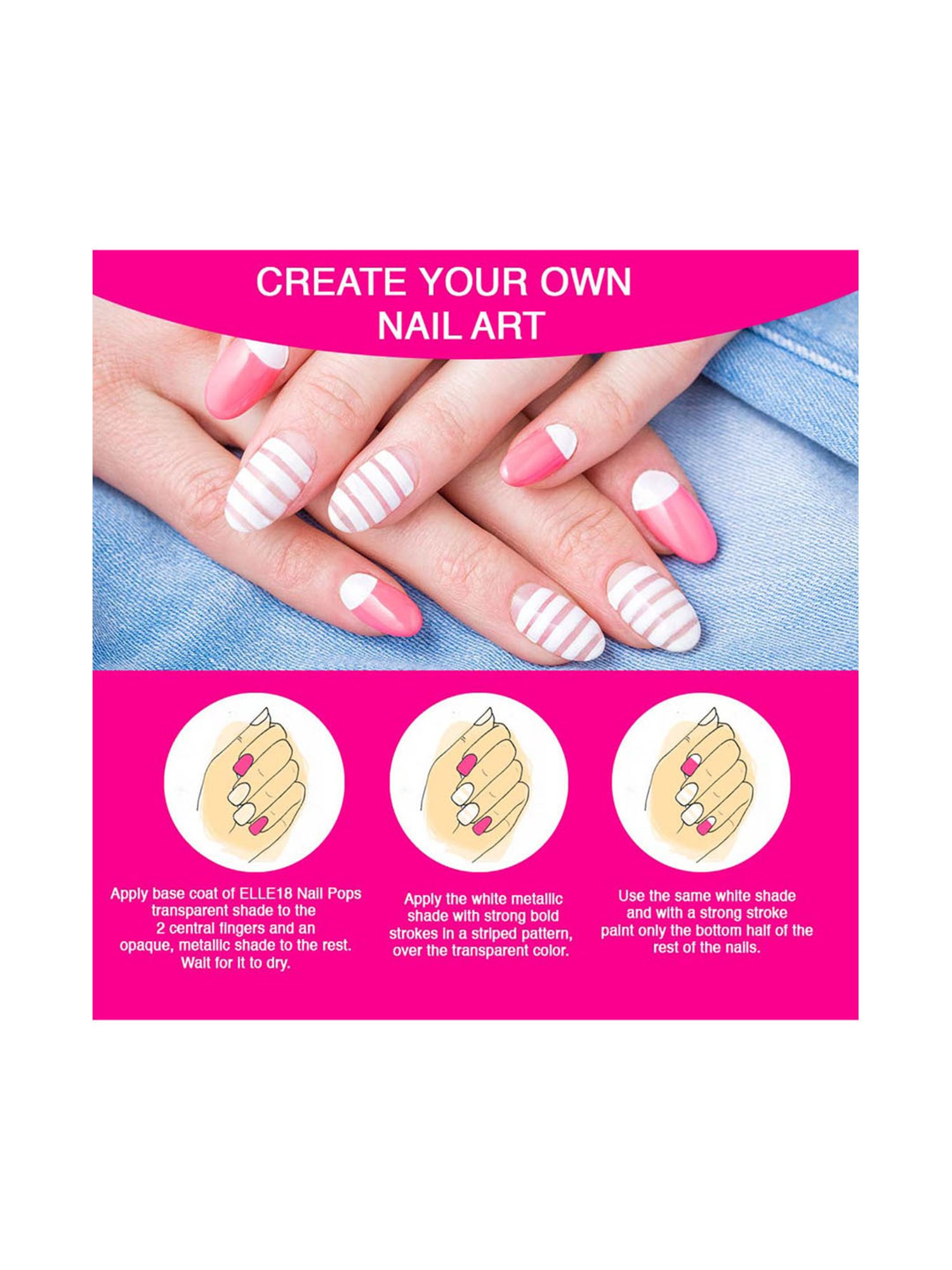 Elle 18 Nail Pops Nail Color Shade 129 - 5 ml