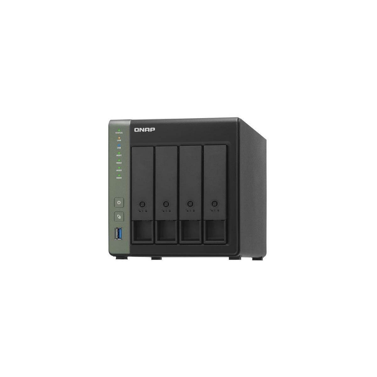 QNAP TS-431X3-4G-US 4 Bay Diskless Desktop Network Attached Storage