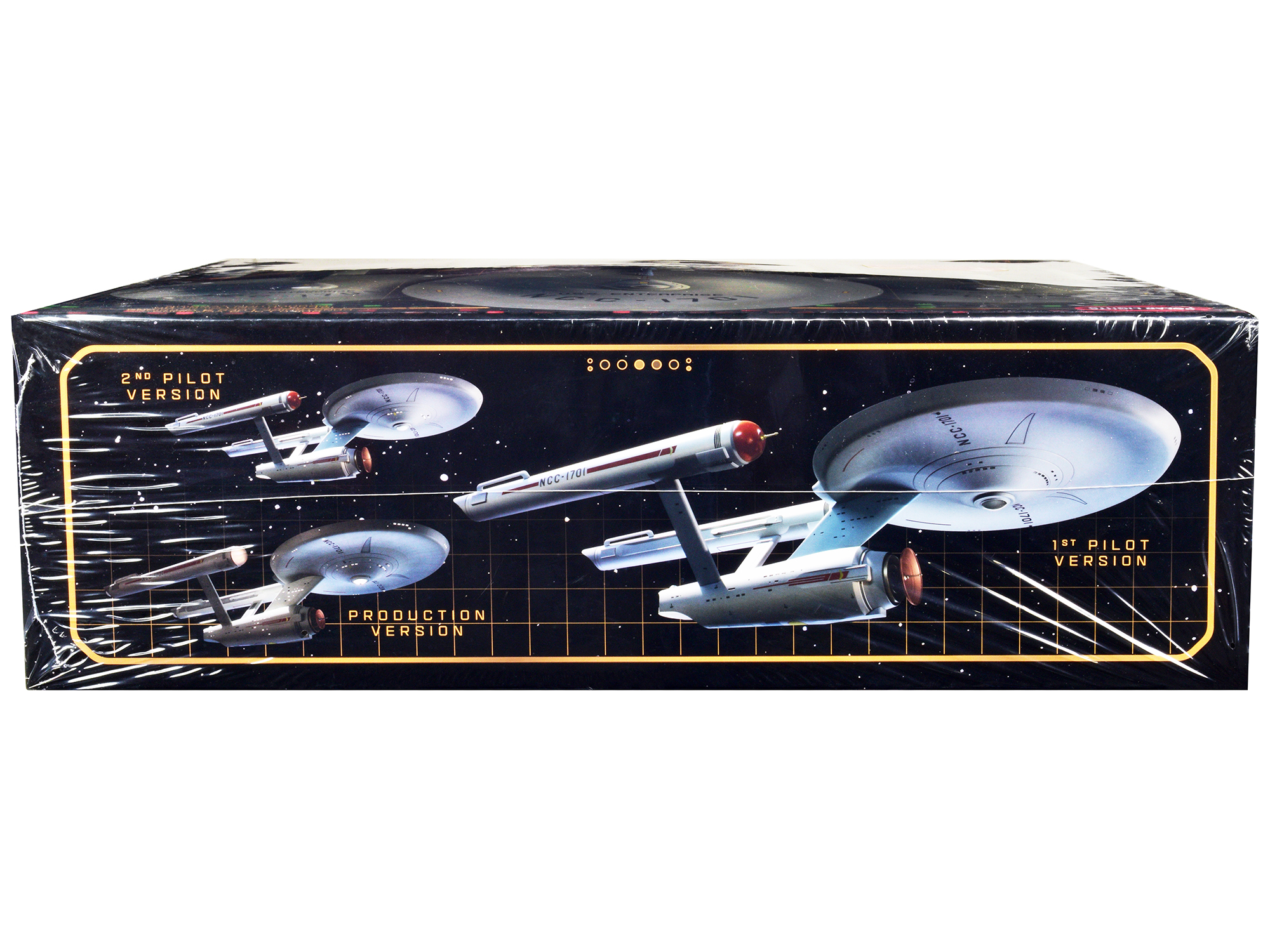 Skill 2 Model Kit U.S.S. Enterprise NCC-1701-C Space Ship "Star Trek: The Next Generation" (1987) TV Series 1/1400 Scale Model by AMT