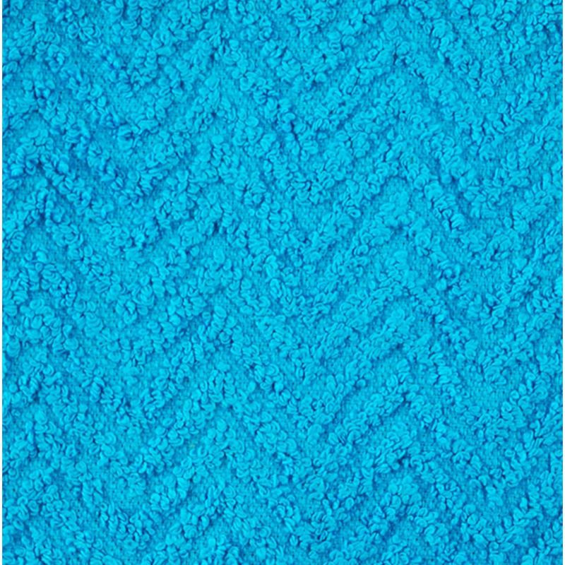 4pk Cotton ZigZag Dishtowels Blue - Design Imports