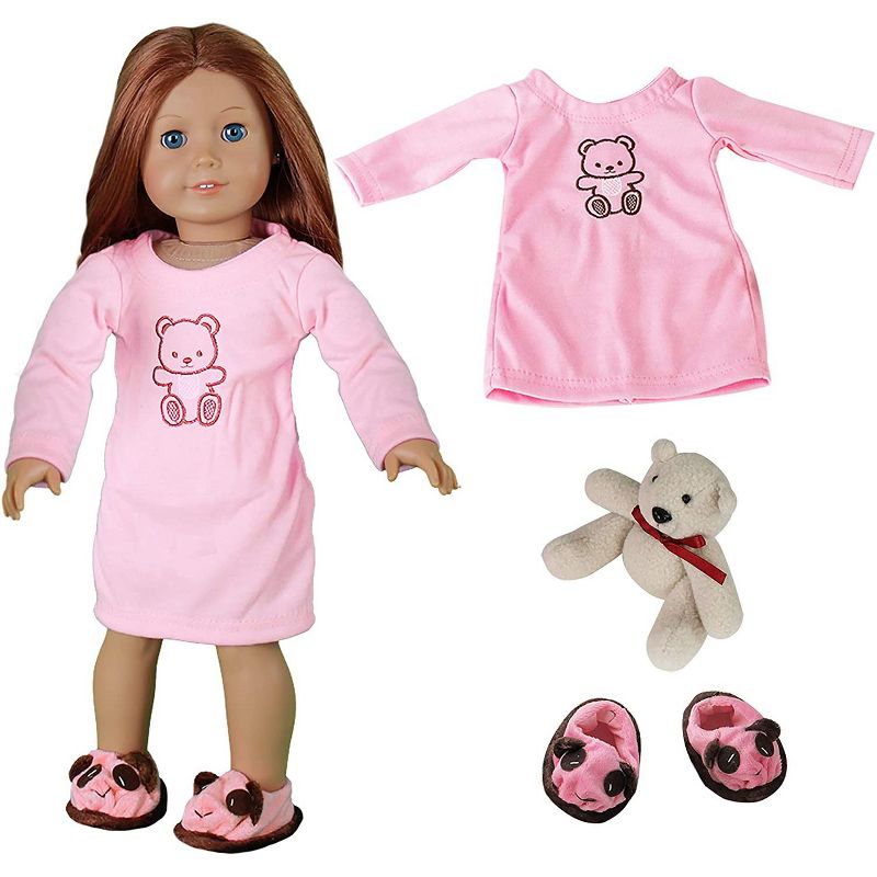 Dress Along Dolly Nightgown Pajamas Outfit for American Girl Doll