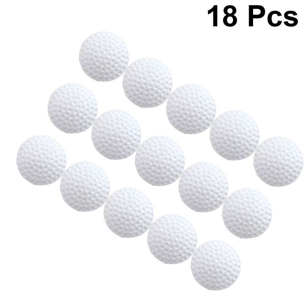 18Pcs Wall Protectors Fashion Self-adhesive Bumper Guard Round Door Stoppers(White)