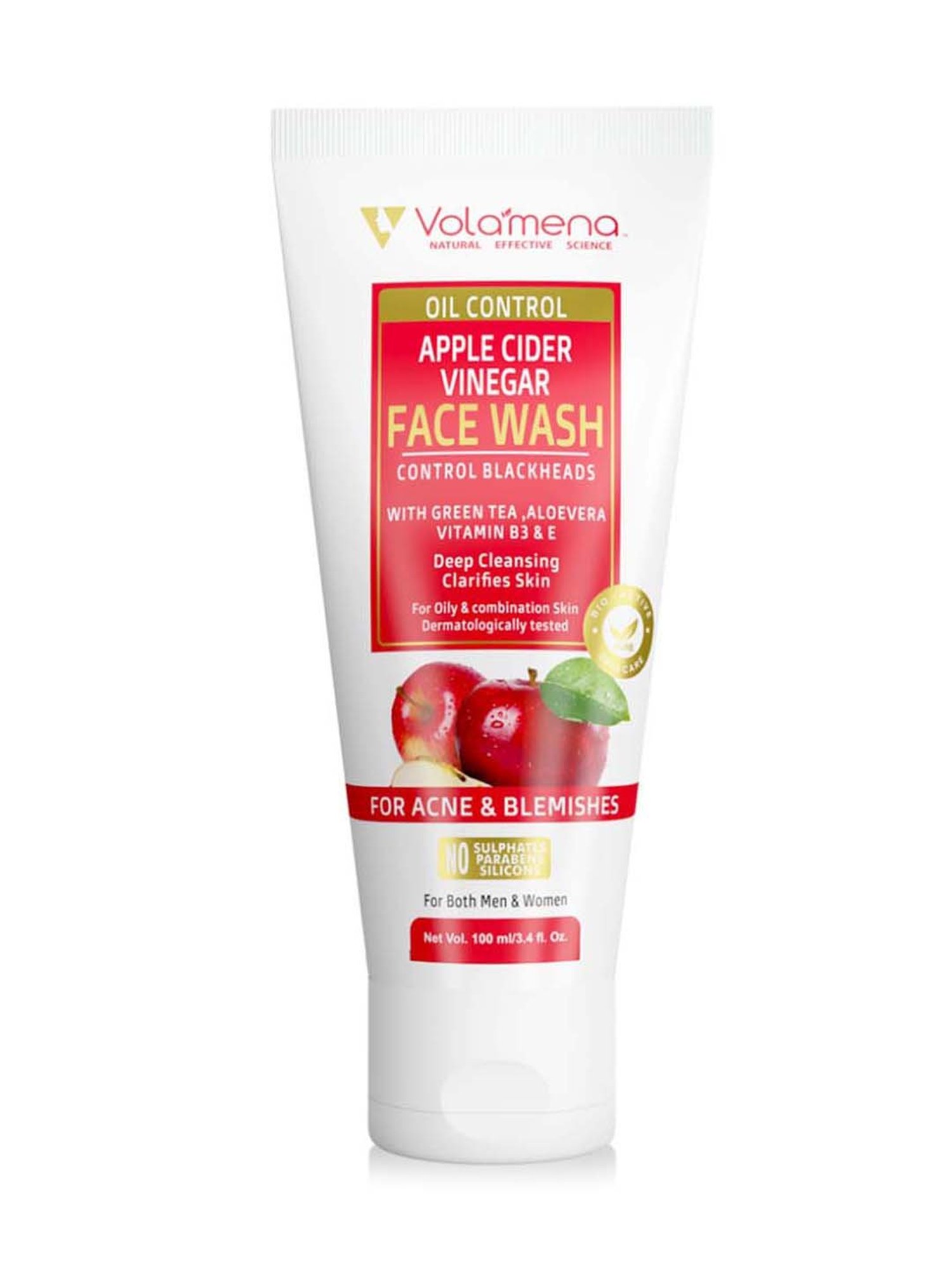 Volamena Apple Cider Vinegar Face Wash - 100 ml