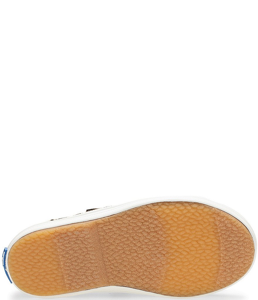 Keds for kate spade new york Girls' Kickstart Jr Leopard Print Glitter Sneaker (Infant)