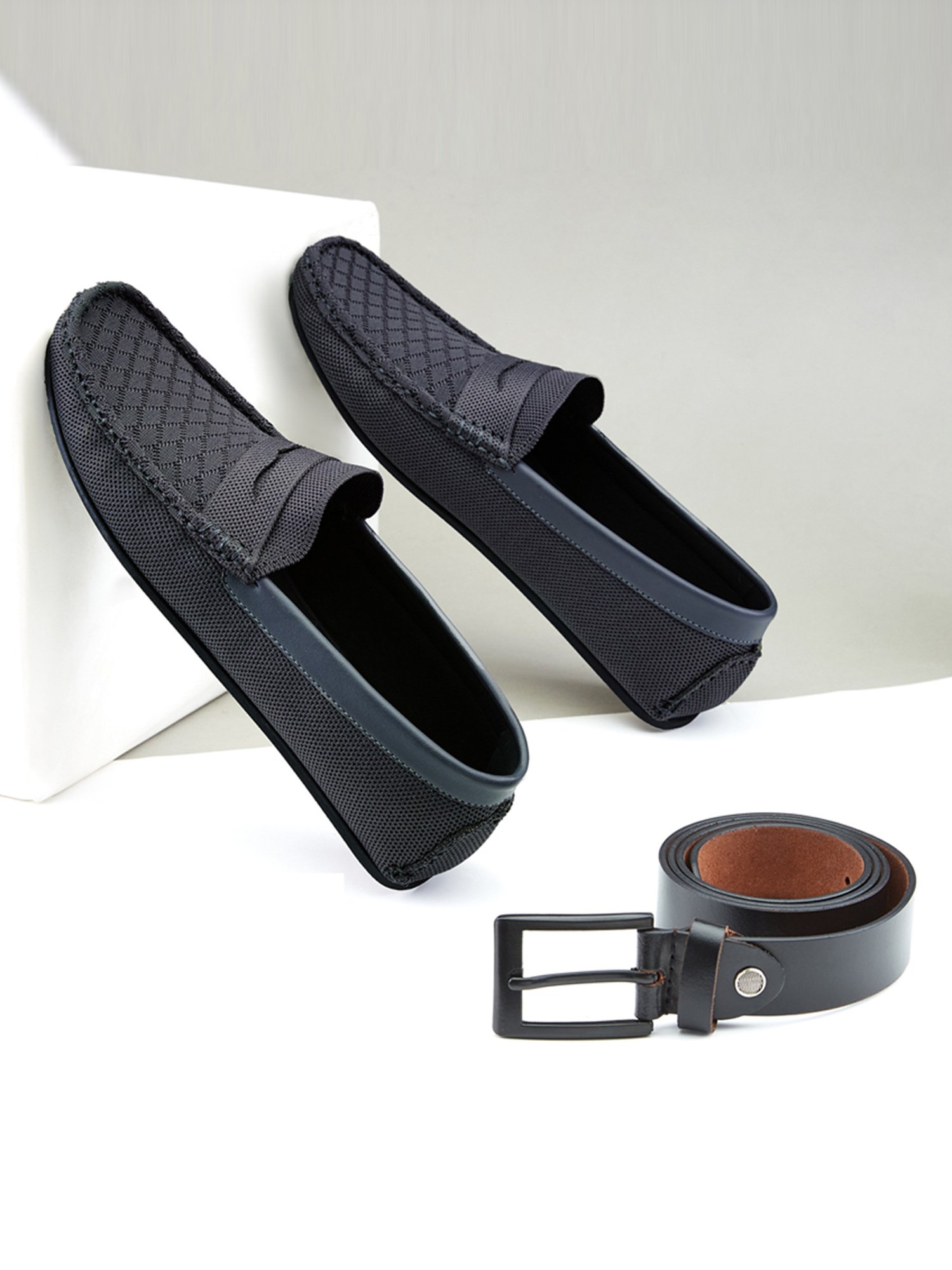 Duke Men's Pewter Casual Loafers